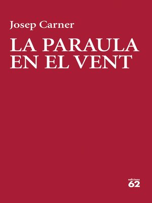 cover image of La paraula en el vent